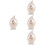 4Pcs Resin Religious Statue Ornament 8