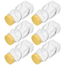 24 Pcs Botella De Miel En Forma De Oso Transparente