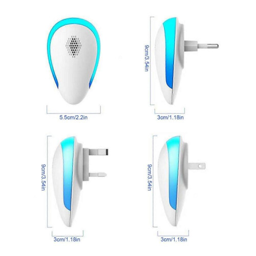 (White) Smart Frequency Ultrasonic Pest Repeller for Mice & Mosquitoes 1