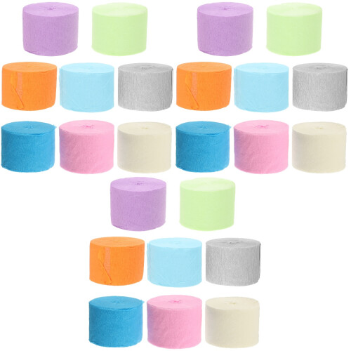 24 Crepe Para Decoração De Festa E 2