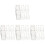 24 Pcs Botella De Miel En Forma De Oso Transparente 4