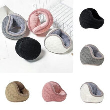 (Khaki) Winter Fleece Ear Warmers Muff Headband for Men Women Kids Ski Running Cycling