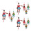 12 Pcs Wood Hanging Pull String Puppets With Movable Hands And Feet 3