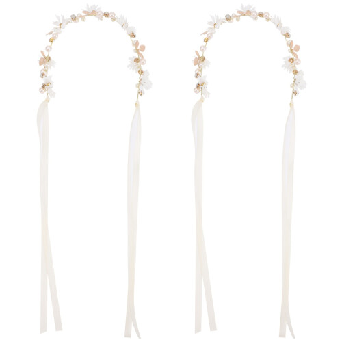 2Stück Stirnband Braut Haarschmuck 1