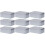 9Pcs Small Silver Tin Box with Lid Durable Tinplate Candy Storage 4