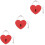 3 Pcs Zinc Alloy Mini Heart Padlock For Suitcase Security 6