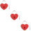 3 Pcs Zinc Alloy Mini Heart Padlock For Suitcase Security 10