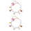 2Pcs Lovely Decorative Kitten Collar Durable Lightweight for Daily Use 5