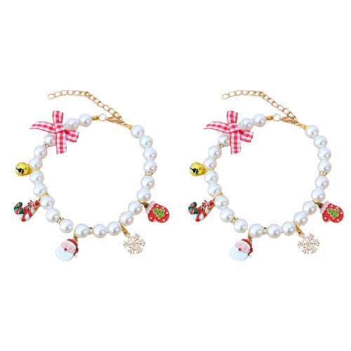2Pcs Lovely Decorative Kitten Collar Durable Lightweight for Daily Use 1