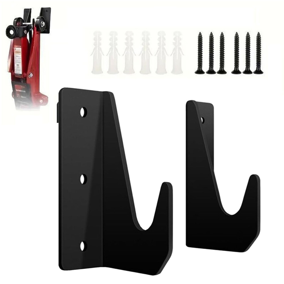 Floor Jacks Stand Wall Mount Organizer Durable Steel Bracket Space Saving Garage Storage Compatible With Car Hydraulic Trolley Jacks 9067246102579