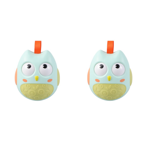 2Pcs Adorable Owl For Car Seat Stroller, Light Green 1