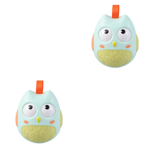 2Pcs Adorable Owl For Car Seat Stroller, Light Green 2