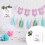 4 Sets Halbjahres 6 Monate Geburtstagsbanner 10
