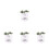 4 Sets Halbjahres 6 Monate Geburtstagsbanner 2