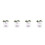 4 Sets Halbjahres 6 Monate Geburtstagsbanner 4