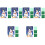 6Sets Christmas Decorative Flags Kids Throwing Game Banner Assorted 7