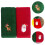 4 Pcs Christmas Pattern Face Towel 44x32cm 4