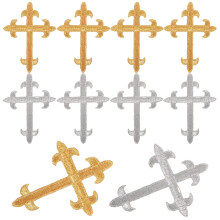 40Pcs Cartoon Style Decorative Coat and Hat Patches Assorted Color DIY