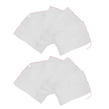 30Pcs White Fish Tank Filters Aquarium Filter Bags Durable Mesh