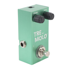 Aluminiumlegierung Tremolo-Pedal 6,35 mm Ein/Ausgang für E-Gitarre & Bass