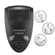 (EU Plug) 2pcs Ultrasonic Bat Repellent Repellants Control,get Rid Of Bats In 72 Hours
