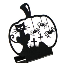 Bougeoirs d'horreur pour Halloween, chandelier en fer pour-B