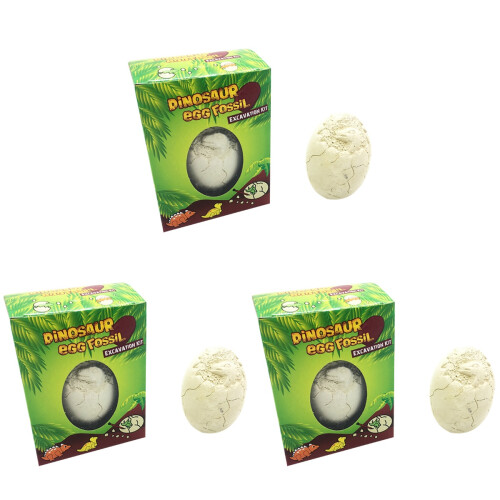 6 Pcs Kids Archaeology Toy Dinosaur Egg Digging Kit 1