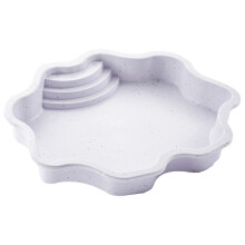 Piscine de baignade pour reptiles avec marche-marbre blanc