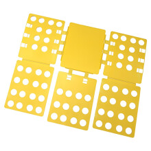 Shirt Folding Board Portable Laundry Organizer For TShirts And Dress Yellow Closet Organizer