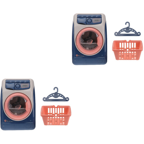 2 Stuks Wasmachine Speelgoed Voor Kinderen Batterij 2