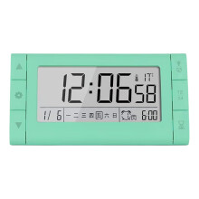 Moderne LED elektronische klok, stil slaapkameralarm-Lichtgroen