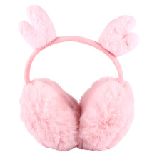 2pcs Foldable Reindeer Antlers Plush Ear Muffs