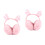 2pcs Foldable Reindeer Antlers Plush Ear Muffs 4