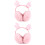 2pcs Foldable Reindeer Antlers Plush Ear Muffs 5