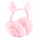 2pcs Foldable Reindeer Antlers Plush Ear Muffs 8