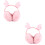 2pcs Foldable Reindeer Antlers Plush Ear Muffs 6