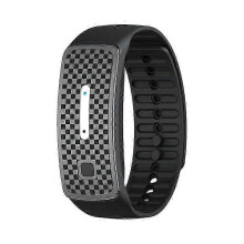 (black) Ultrasonic Mosquito Repellent Electronic Bracelet USB Rechargeable Outdoor Anti Mosquito Killer Pest Insect Bugs Control Wrist