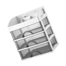 Boîte de rangement de maquillage, tiroirs multicouches,-3