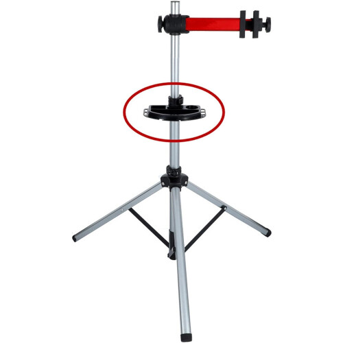 Portable Bike  Rack Tripod Base Stand Work Tray Tool Storage Shelf Display 2