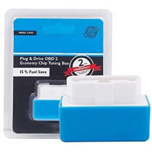 OBD2 Economy Fuel Saver Tuning Box For Diesel Car Gas Saving Chip Device Blue