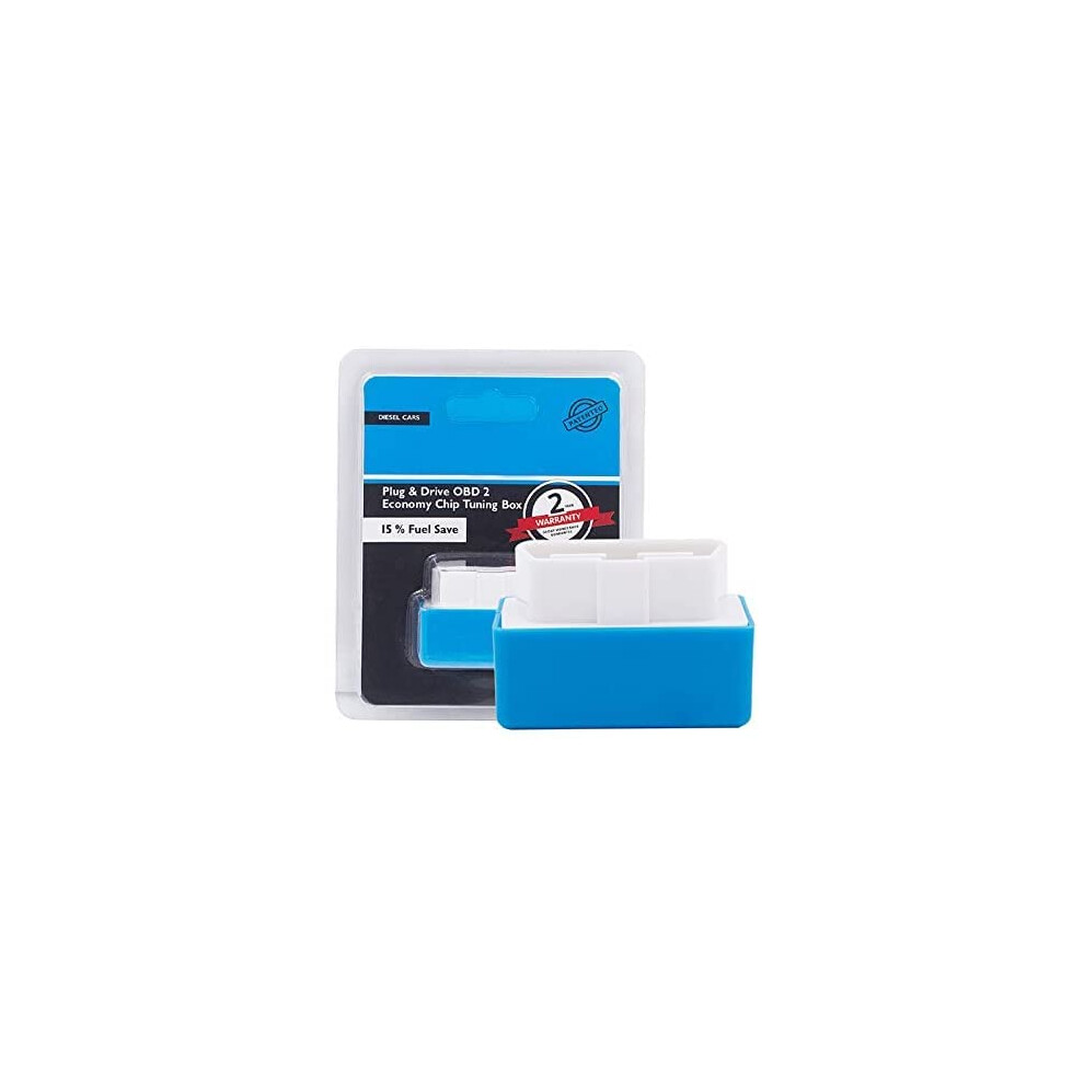 Obd2 Economy Fuel Saver Tuning Box For Diesel Car Gas Saving Chip Device Blue 9105992514519