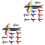 96 Pcs Dinosaur Foam Flying Airplane Toy Model 5