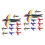 96 Pcs Dinosaur Foam Flying Airplane Toy Model 6