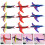 96 Pcs Dinosaur Foam Flying Airplane Toy Model 11