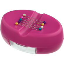 Magnetic Pin Dish / Cushion With Pin Drawer (Pink)