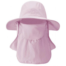 (Pink) Fishing Hat For Men & Women, Outdoor Uv Sun Protection Wide Brim Hat With Face Cover & Neck Flap