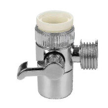 (Plastic water separator) Switch Faucet Adapter Kitchen Sink Splitter Diverter Valve Water Tap Connector For Toilet Bidet Shower