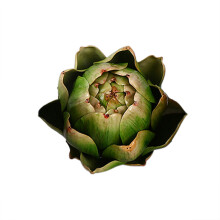 Kunstmatige artisjokken voor binnen en buiten, superrealistische groene nepplantdecoratie, duurzame kunstmatige groenteset van polyester voor buiten.
