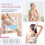 (pink) 2pcs Long Handle Soft Hair Massage Various Colors 3