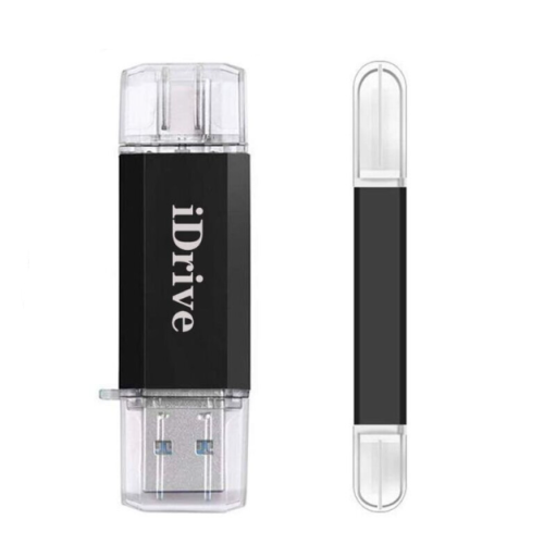 (1TB, black) USB Type C Flash Drive 3 in 1 OTG USB 3.0